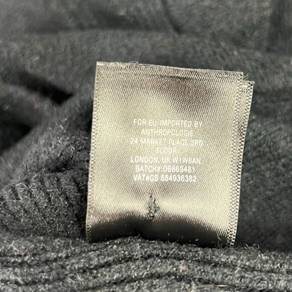 Moth Anthropologie Georgia Cowl Neck Tunic Sweater Black Size XS - Picture 5 of 6